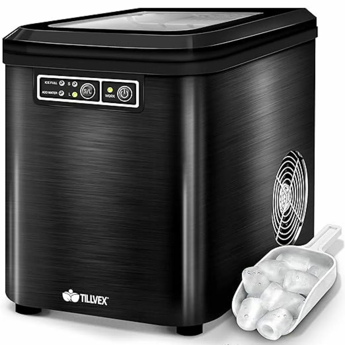 Ice Cube Machine Stainless Steel 12 kg - 24 h Ice - Image 4