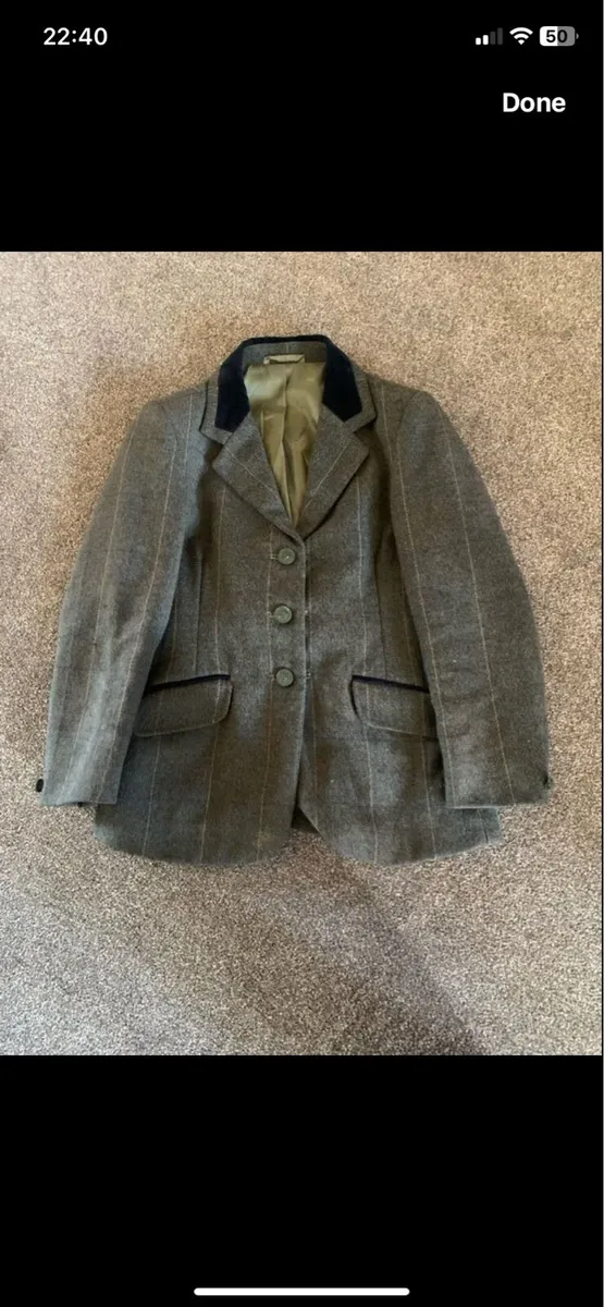 Kids Shires tweed jacket - Image 1