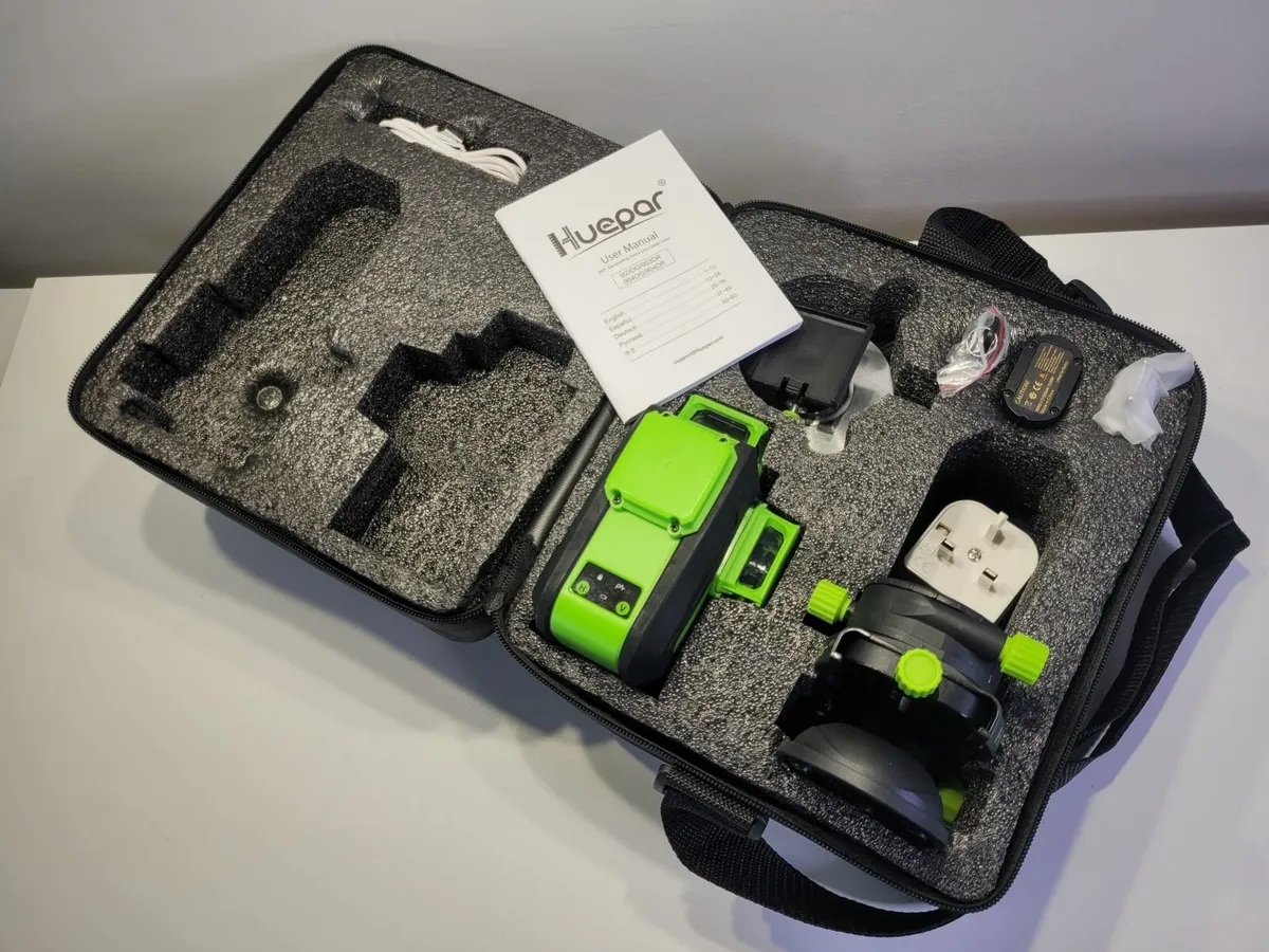 Huepar Self Levelling Laser Level. New, boxed. - Image 3