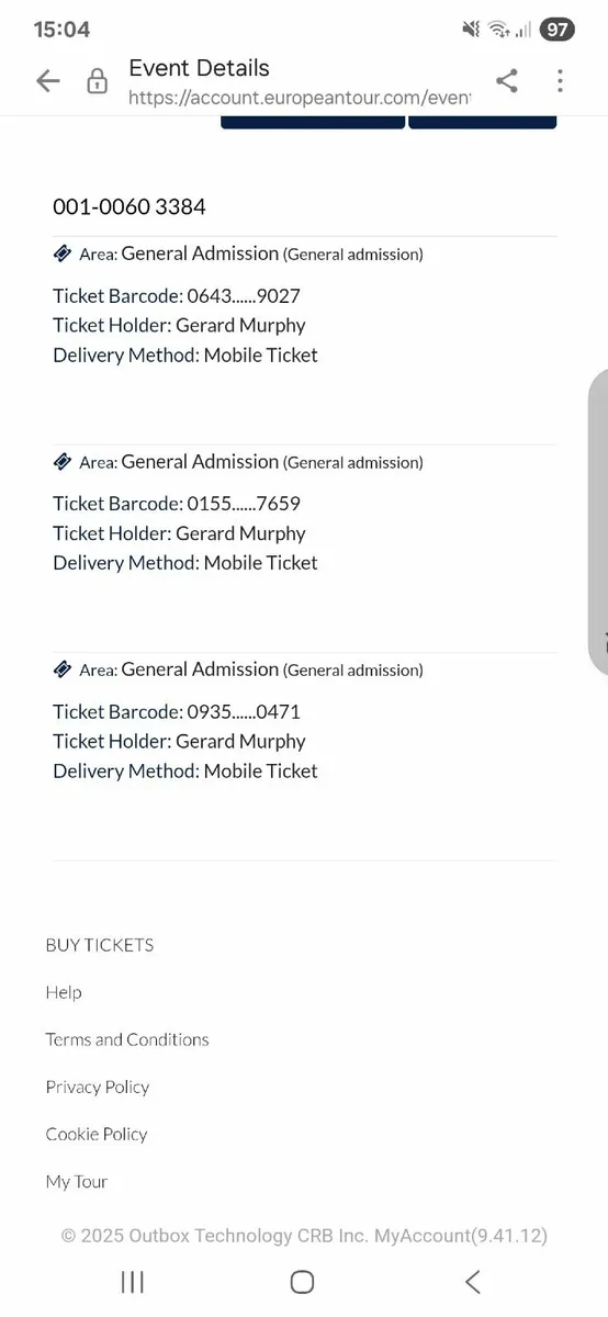 Amgen irish open tickets