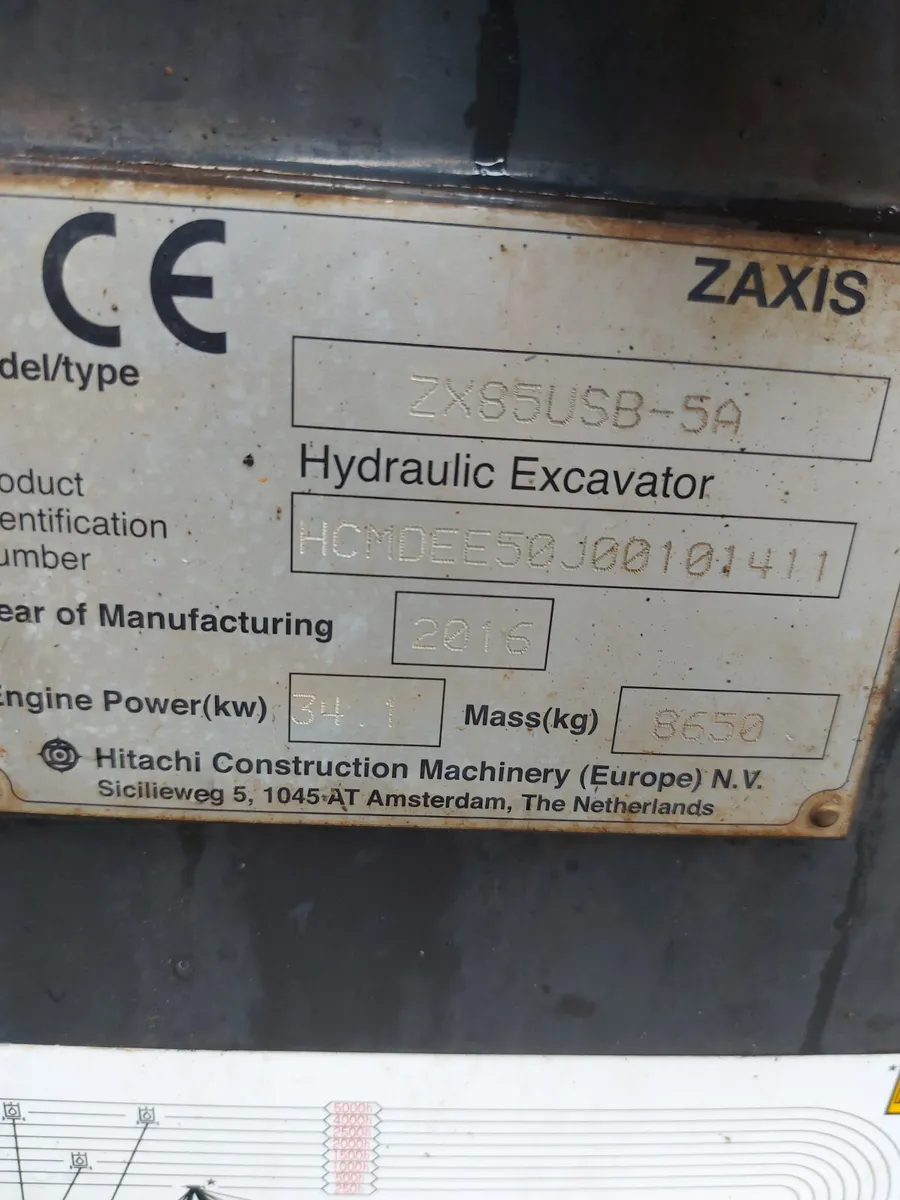 Hitachi zx85 - Image 4