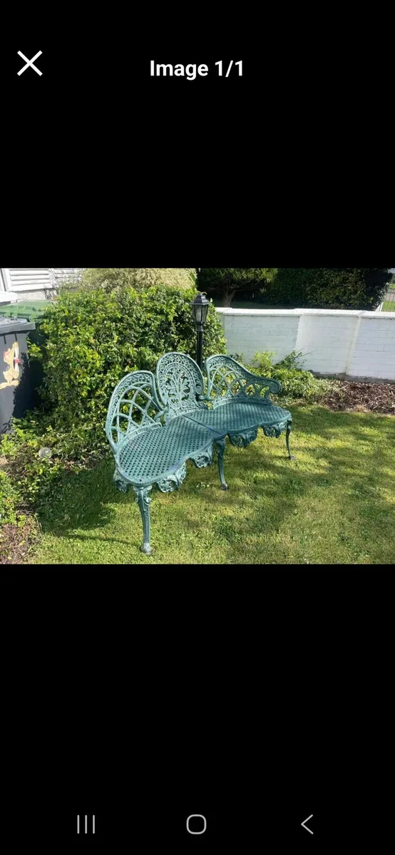 CAST IRON BENCH - Image 2