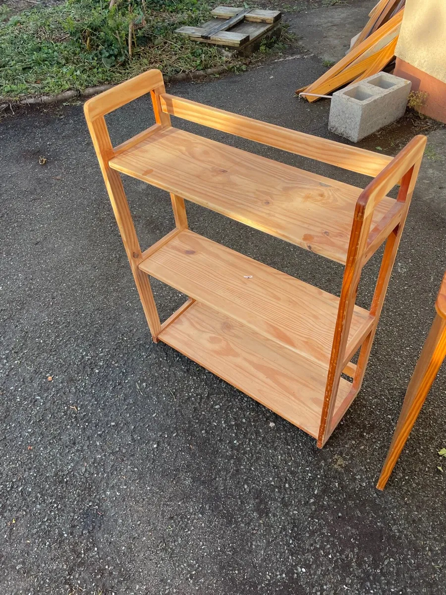 Wooden book shelf - Image 3