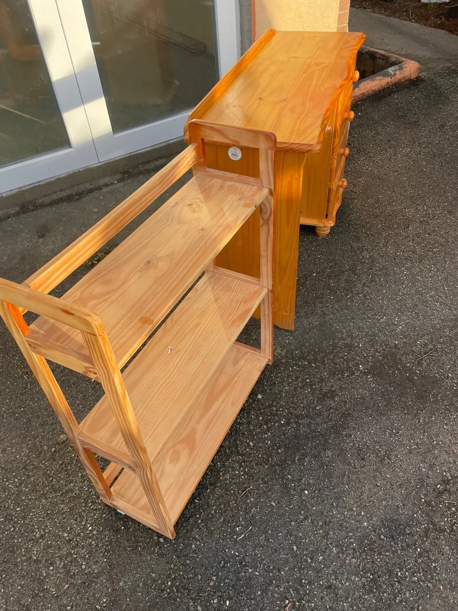 Wooden book shelf - Image 4