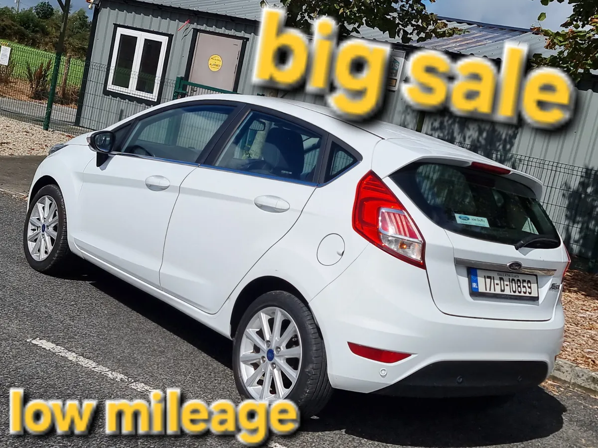 2017 FORD FIESTA DIESEL LOW MILES NCT&TAXED €8,990 - Image 1