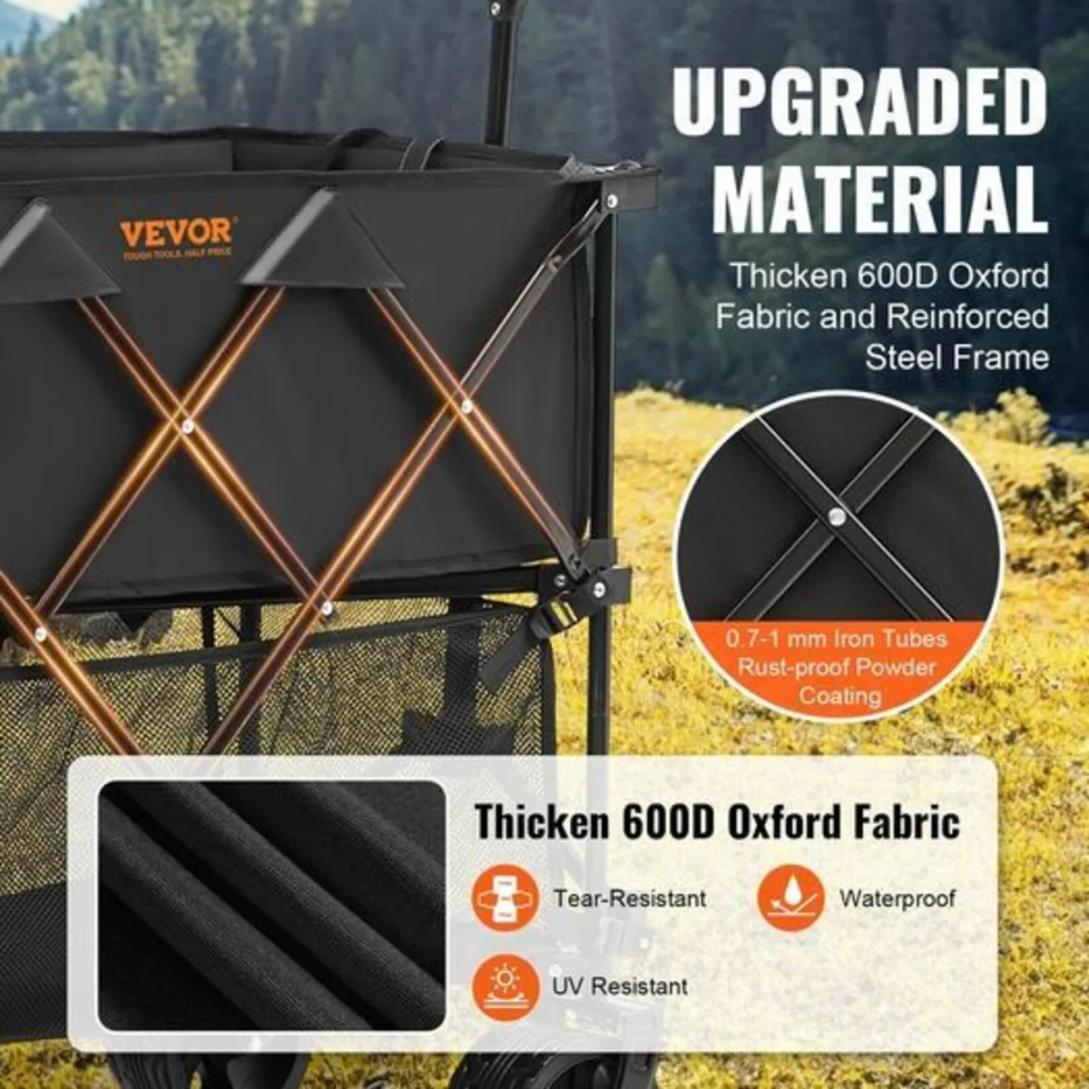 Foldable Double Decker Wagon, 400L Collapsible Wag - Image 4