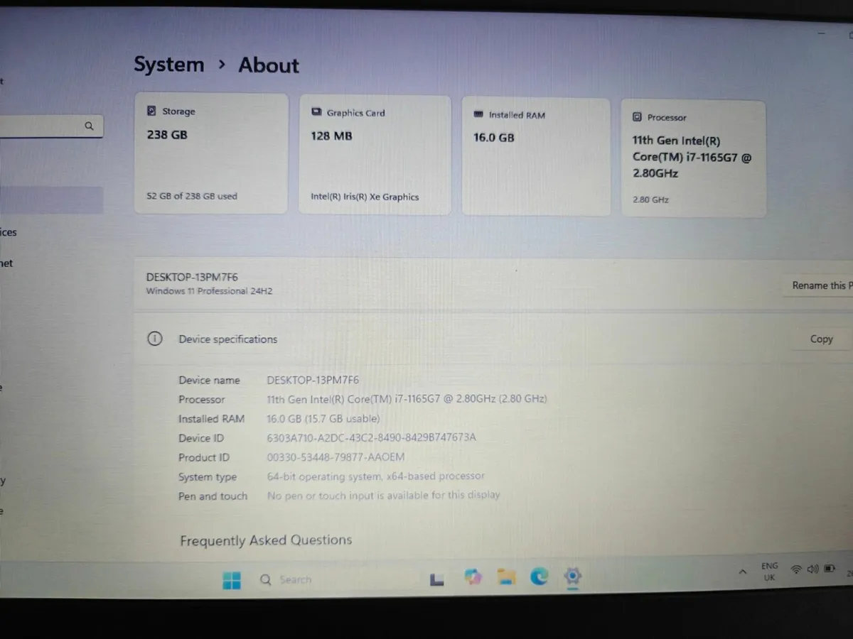 Lenovo ThinkPad L14 Laptop | i7 (11th gen) | 16GB - Image 4