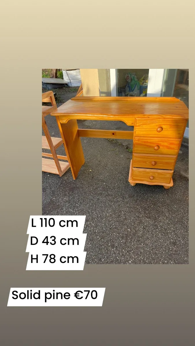 Study desk wooden - Image 1
