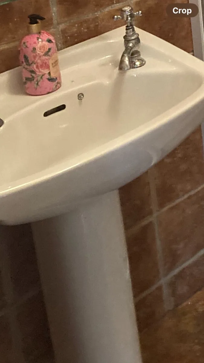 Wash hand basin and pedestal