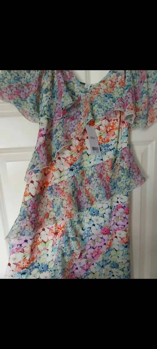 Next Long  length floral dress - size 6 - Image 2