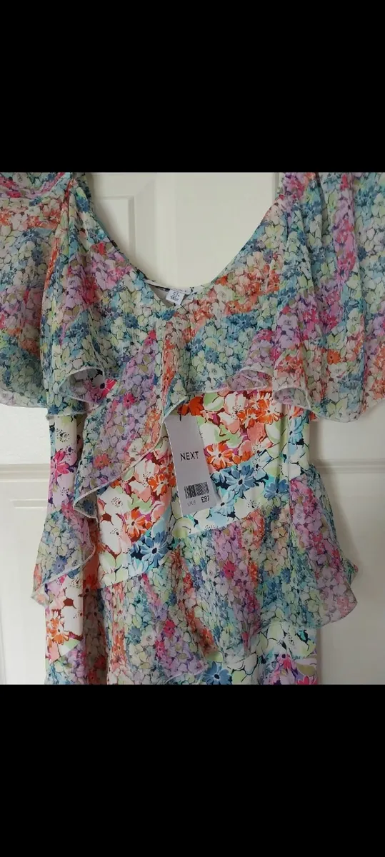Next Long  length floral dress - size 6 - Image 3