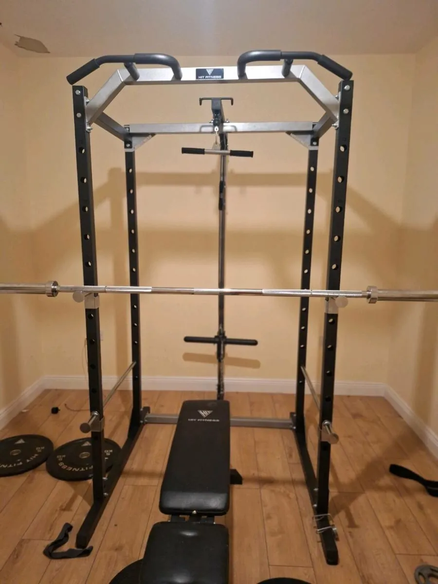 Hit Fitness Power Rack with cable Pulley - Image 1