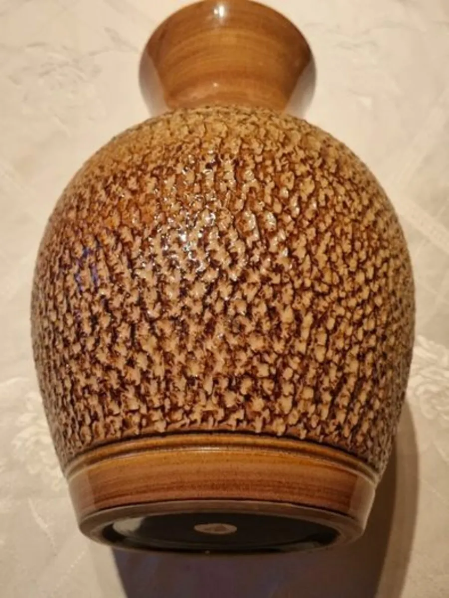 Vintage Denby Large Brown Bracken Vase - Image 3
