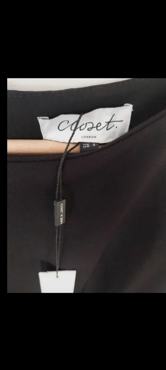 Closet London Black Midi dress - new with tags - Image 3