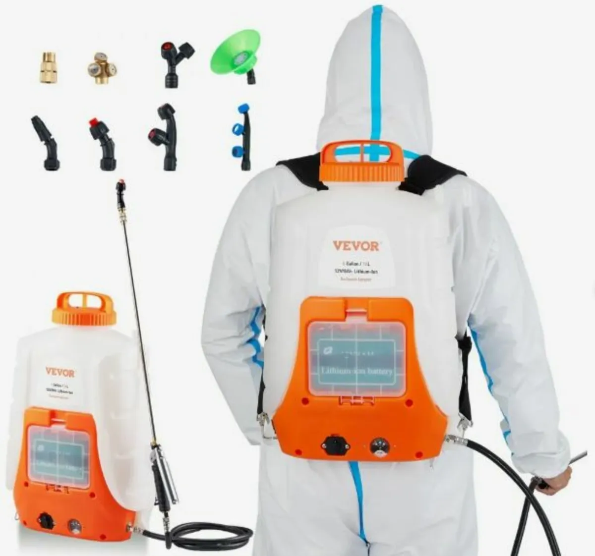 15.1L Backpack Sprayer with Adjustable Pressure - Image 1