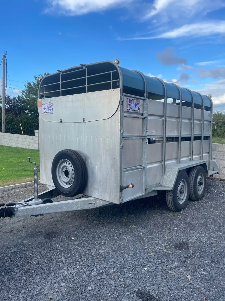 Tuffmac 12x6 cattle trailer with Sheep Decks - Image 1