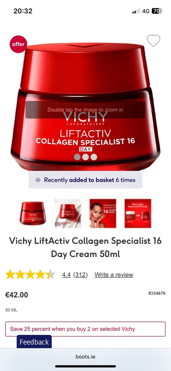 Vichy LiftActiv Collagen Specialist Brand New - Image 1