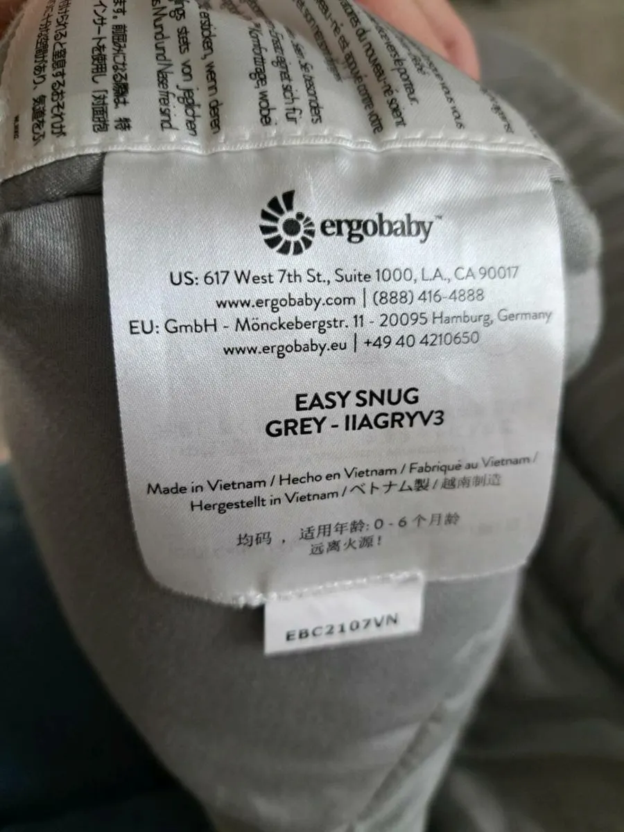 Ergobaby Baby insert for carrier - Image 3