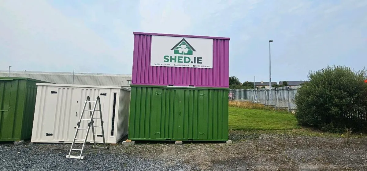 Storage units, CUBE steel sheds, garden shed - Image 1