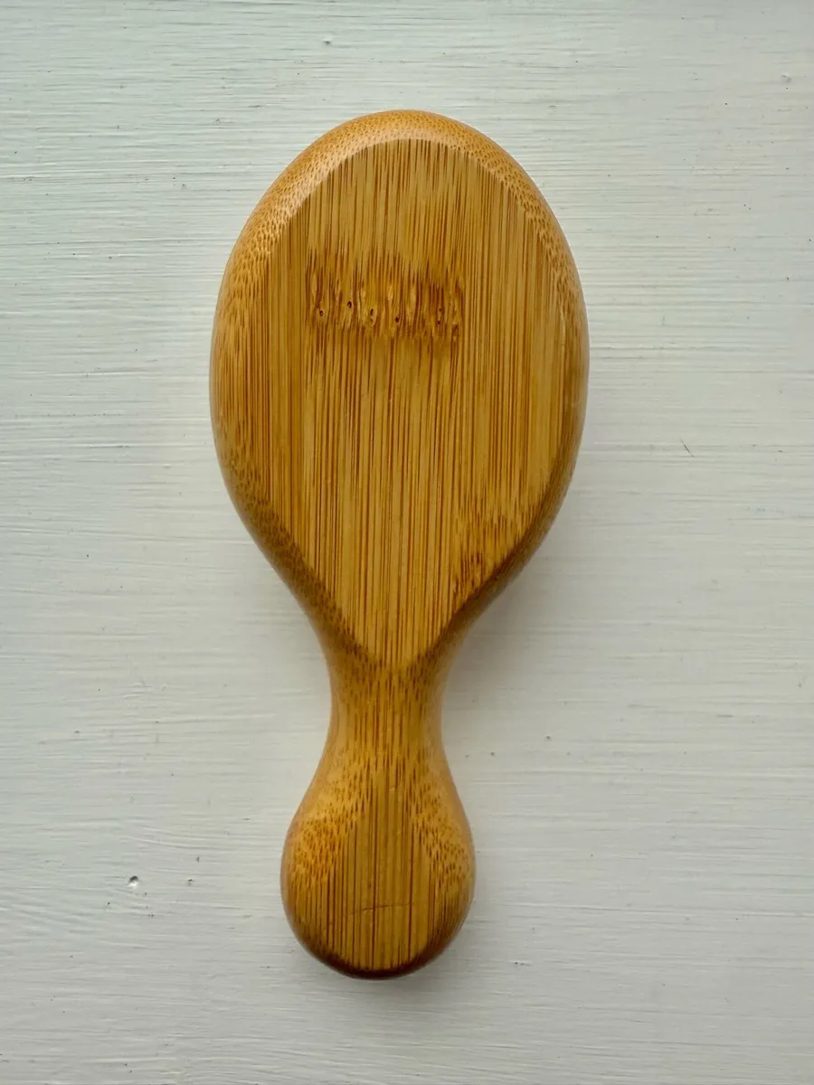 Mini bamboo hairbrush brush, travel hairbrush - Image 2