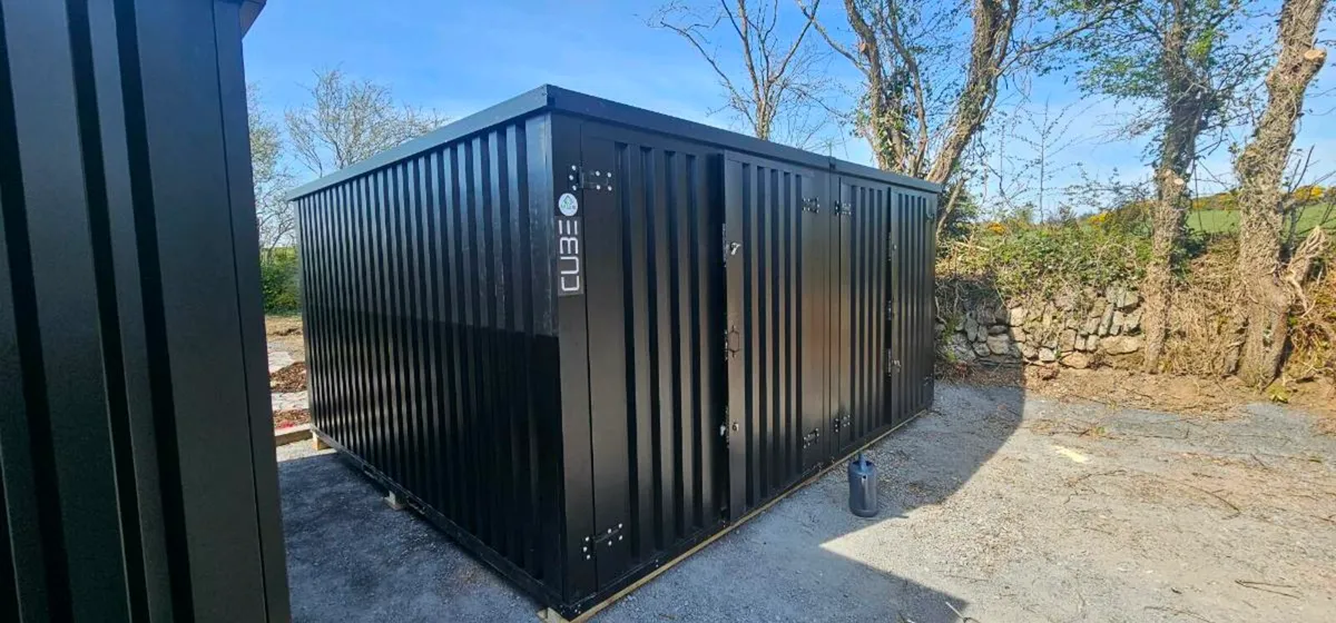 Storage units, steel shed, flatpack,  kiosk - Image 2