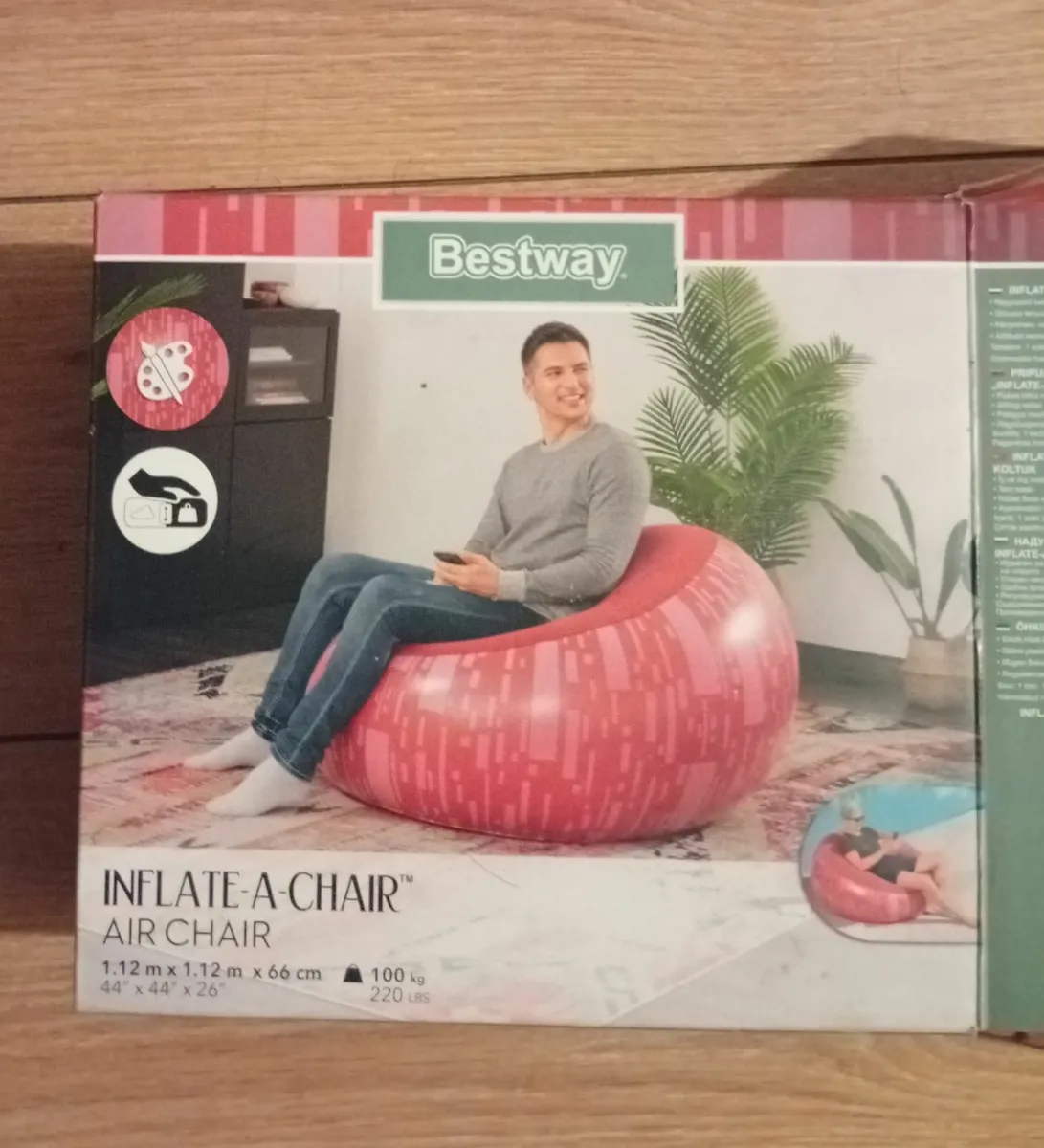 New Inflatable Air Chair lounge float - Image 1