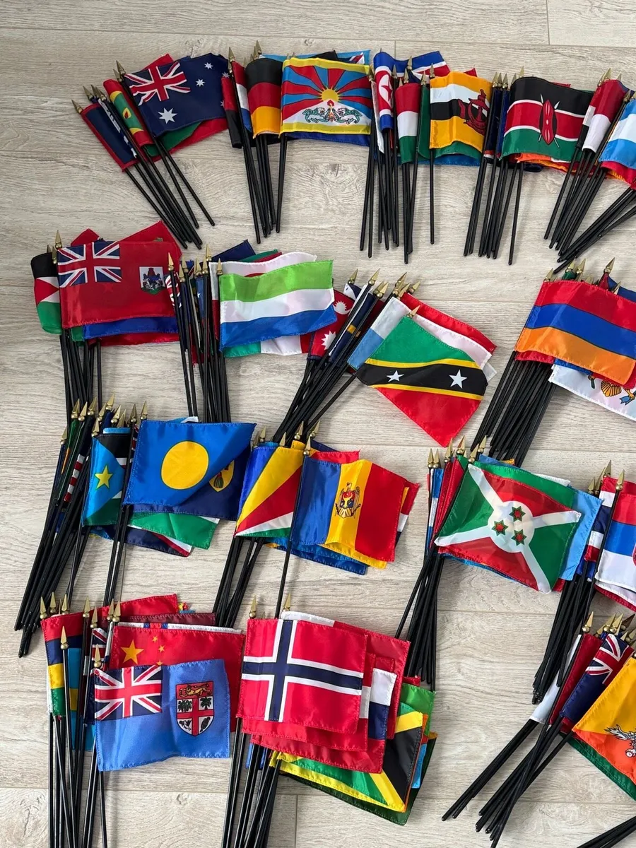 226 different countries sticks flags - Image 4