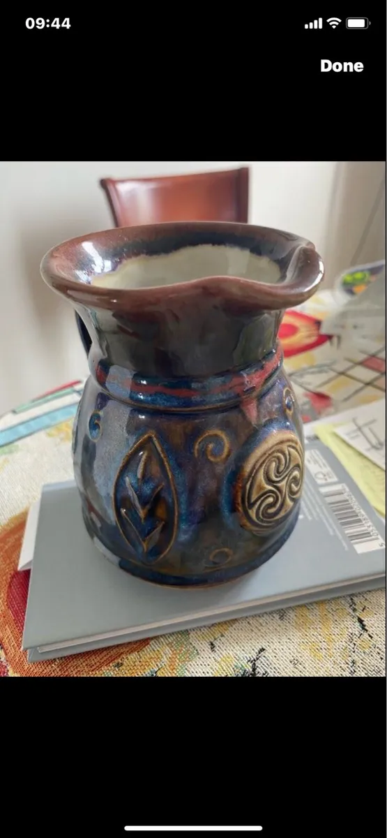 Colm De Ris Celtic Pottery Jug - Image 4