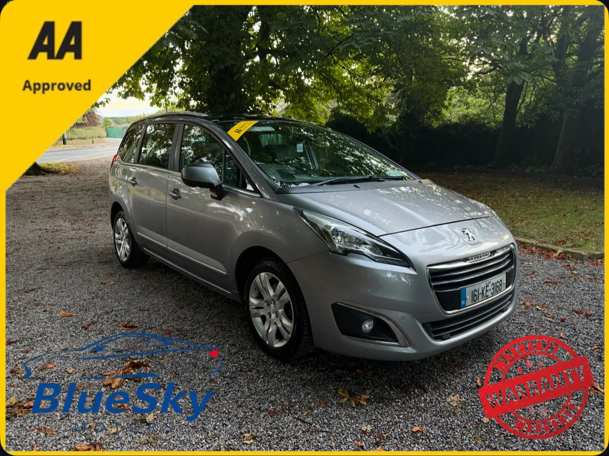 Warranty Peugeot 5008  Diesel Automatic 7 Seater - Image 1