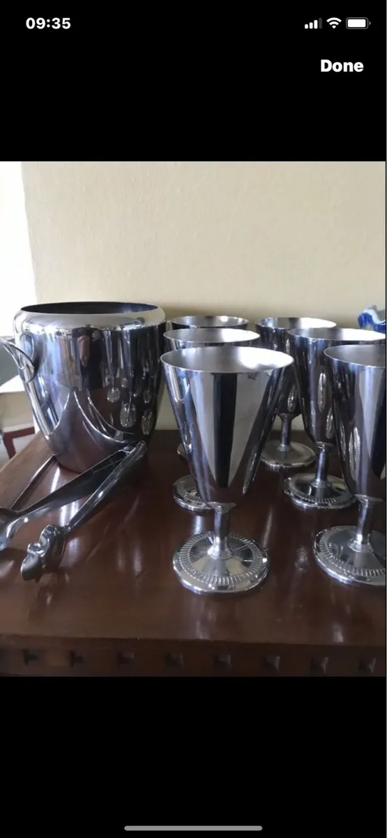 Ice Bucket & Goblet Set - Image 1