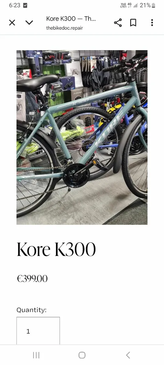 Mens bicycle Kore K 300 brand new - Image 1