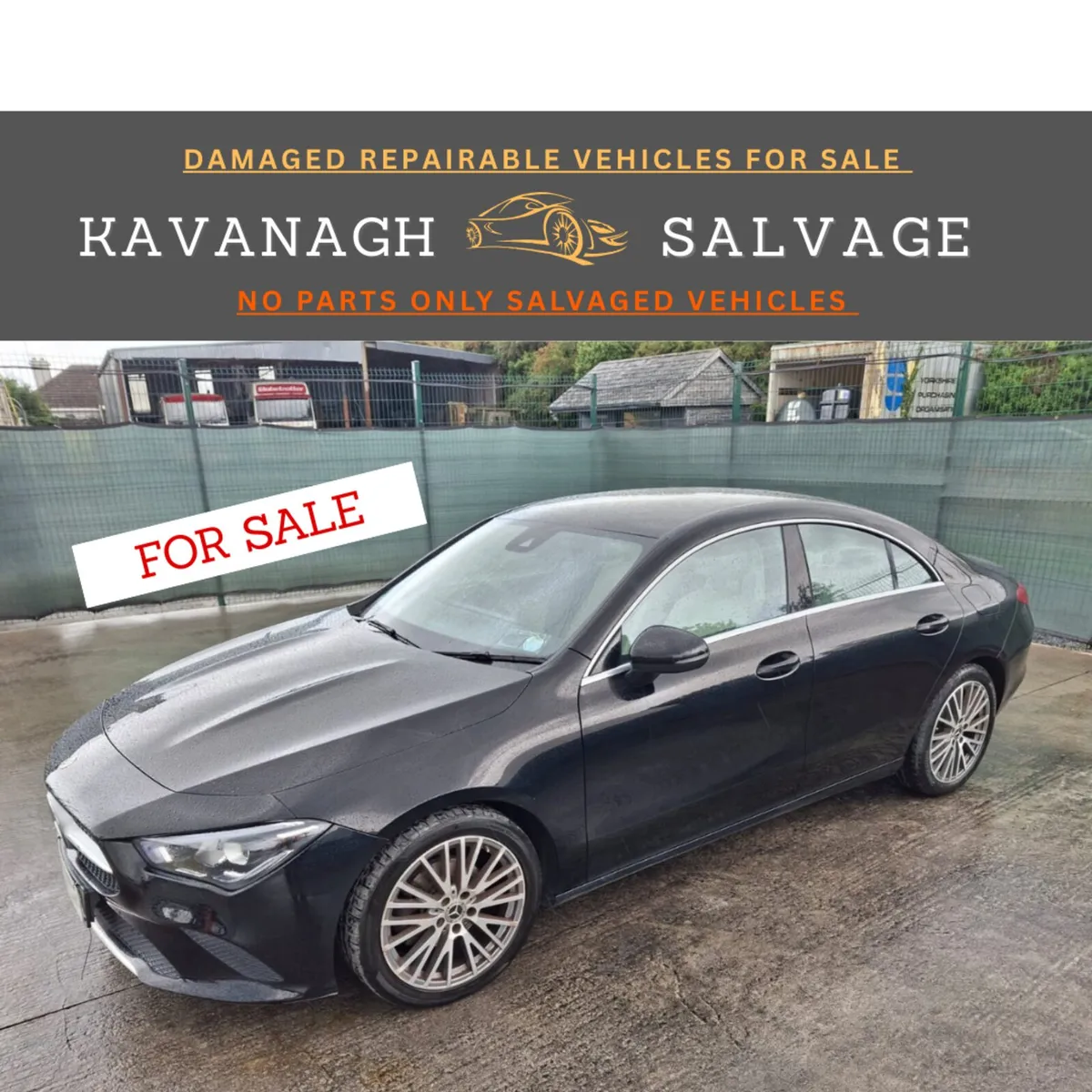 202 Mercedes CLA-CLASS light damage - Image 1