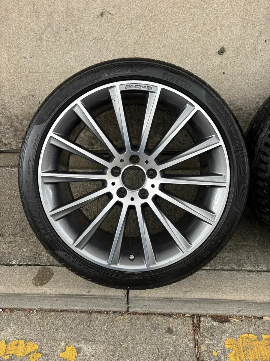 4 20" Merc AMG Alloy wheels with Pirelli tyres - Image 4