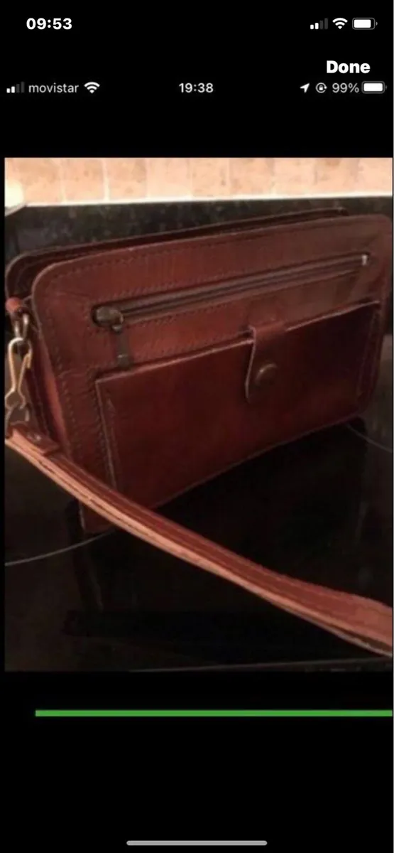 Leather Wrist Bag - Image 2