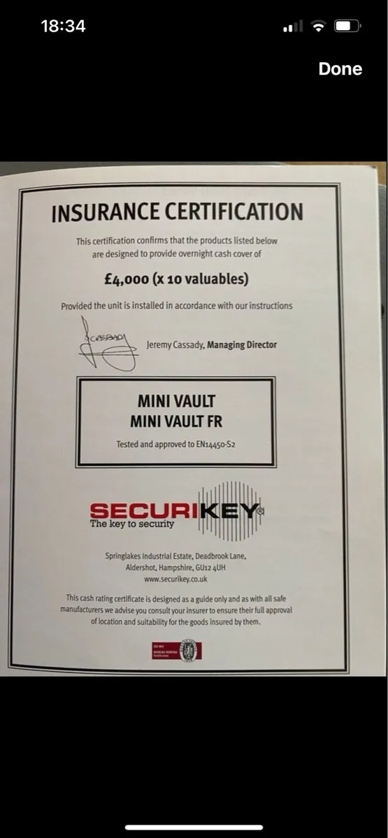 Safe/ mini vault - Image 3