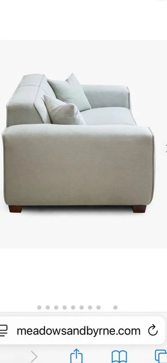 Meadows & Byrne 2 seater Sofa + Armchair - Image 3