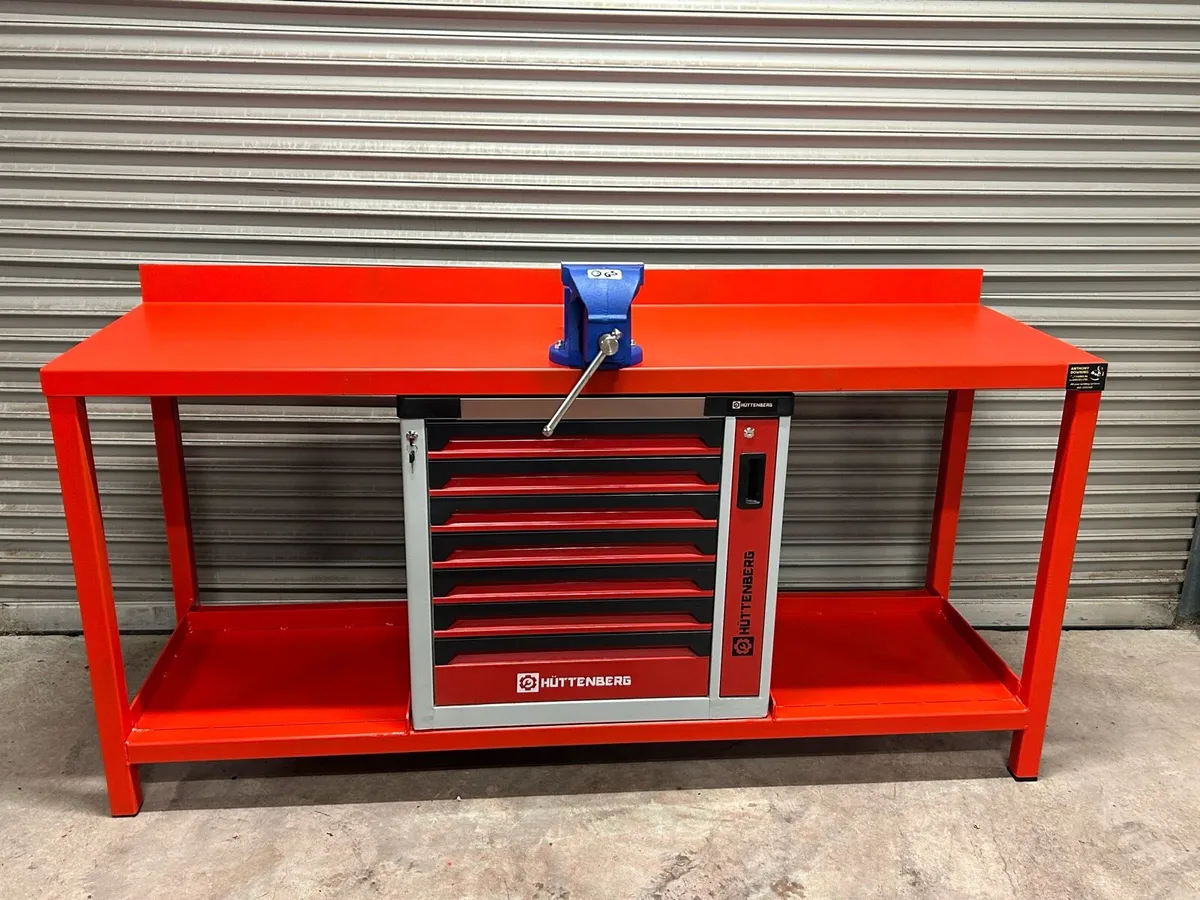 Steel work benches - Image 1