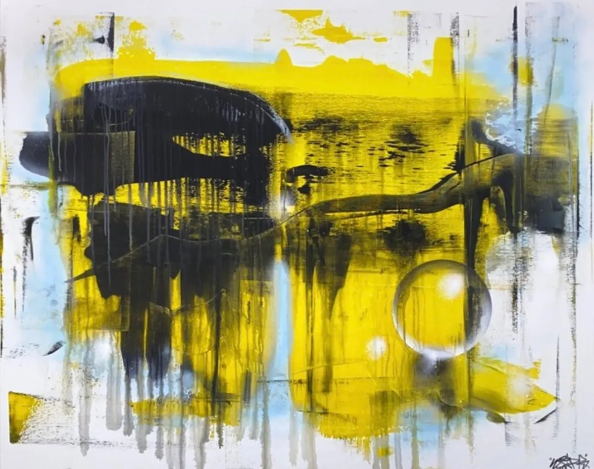 Parscha Mirghwameddin original XXL painting - Image 4