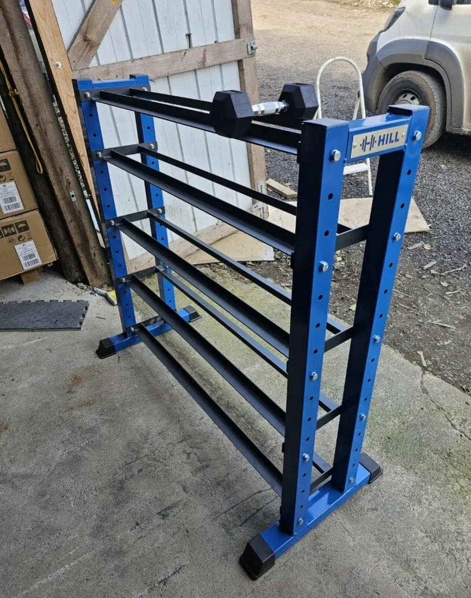 3 Tier Dumbbell Rack Storage Solution -gym weights - Image 1