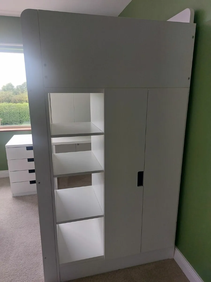 Loft bed with desk and storage - Ikea - Image 2