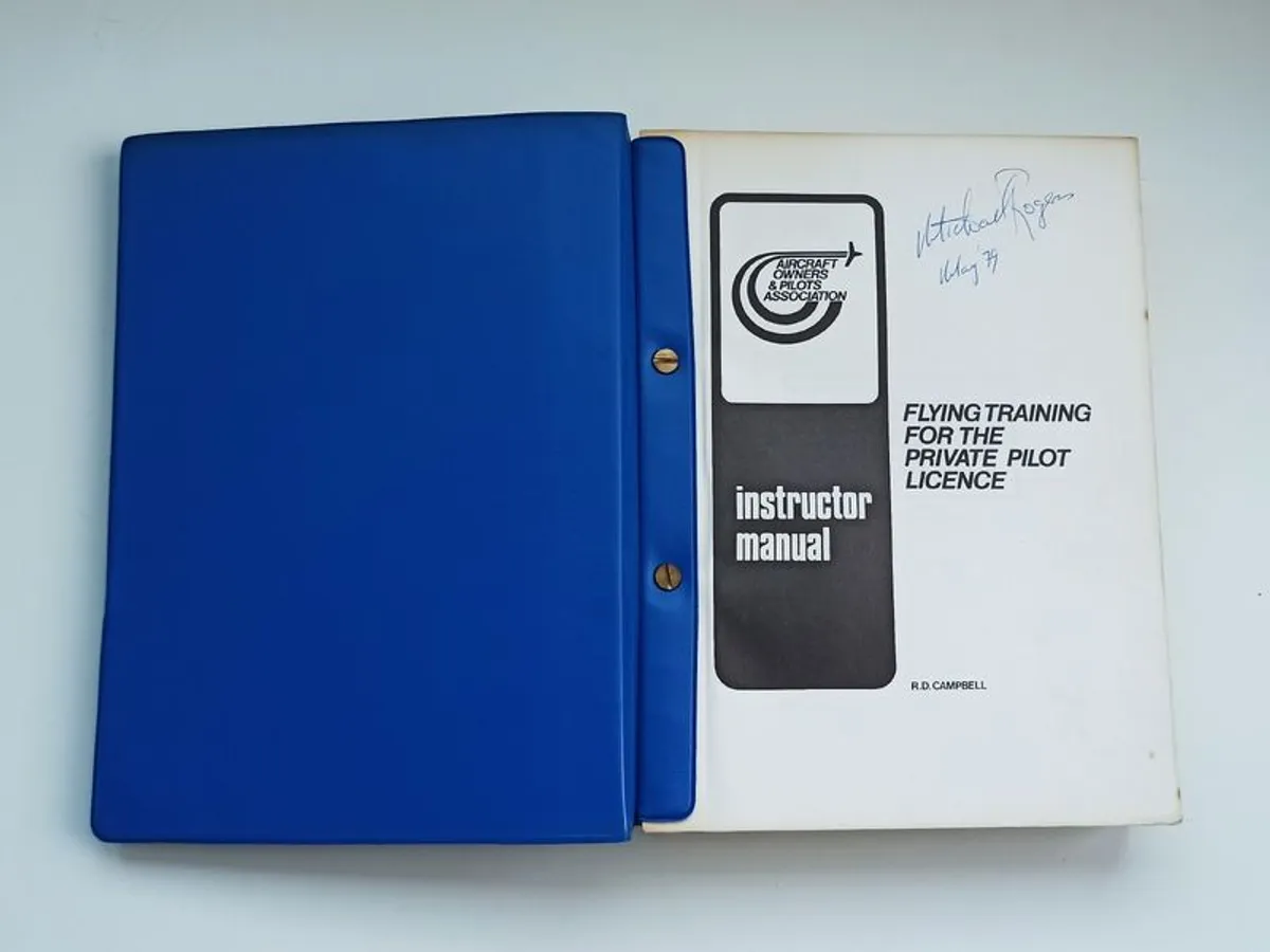 "Flying Training for the Private Pilot Licence"  by the Aircraft Owners & Pilots Association (AOPA) 1979 together with  "IRISH AERO SOCIAL CLUB RULES" a rulebook for an aviation-themed social club in Ireland - Image 3