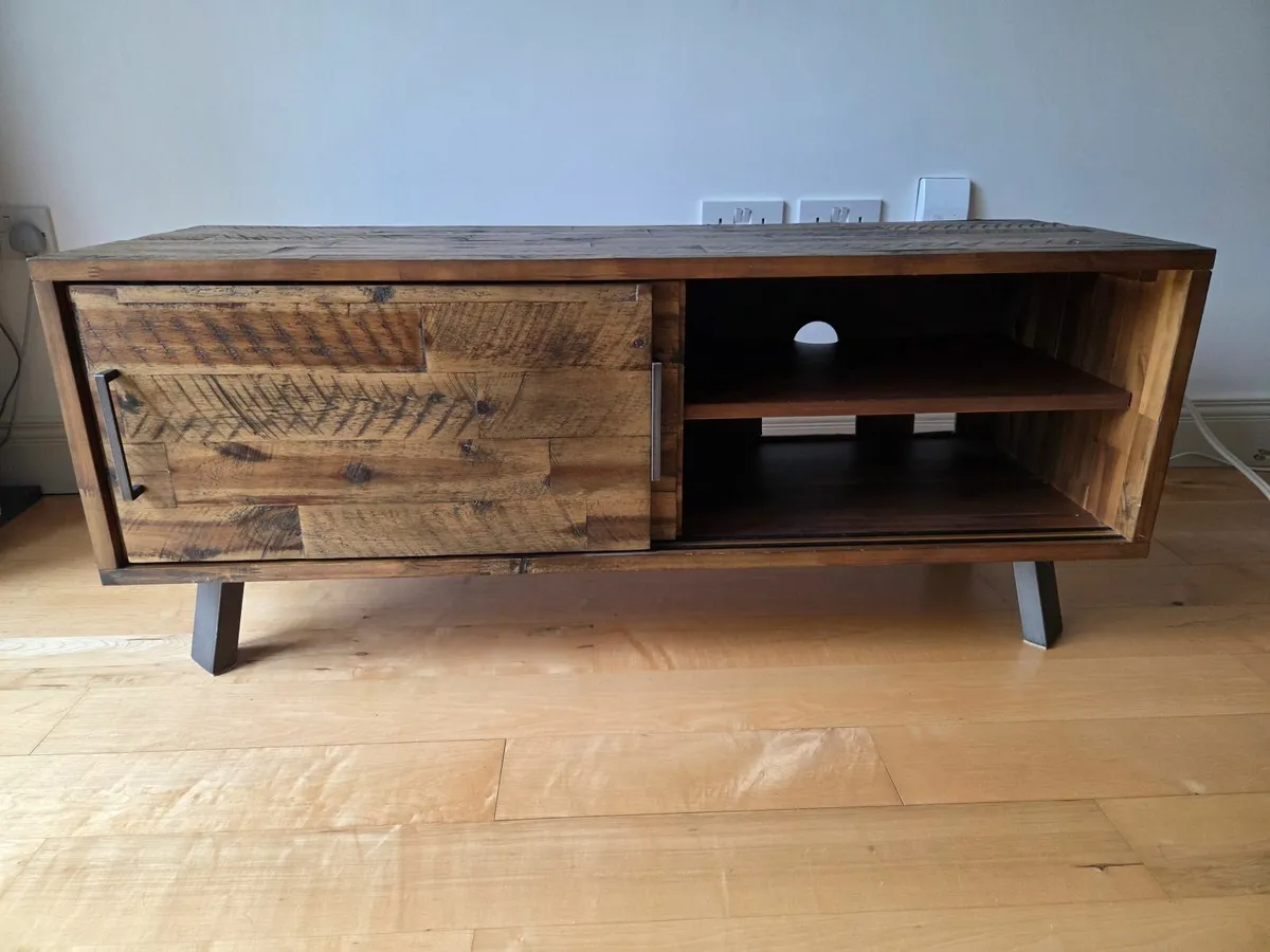 TV cabinet: Camden Rustic Media Unit - Image 4
