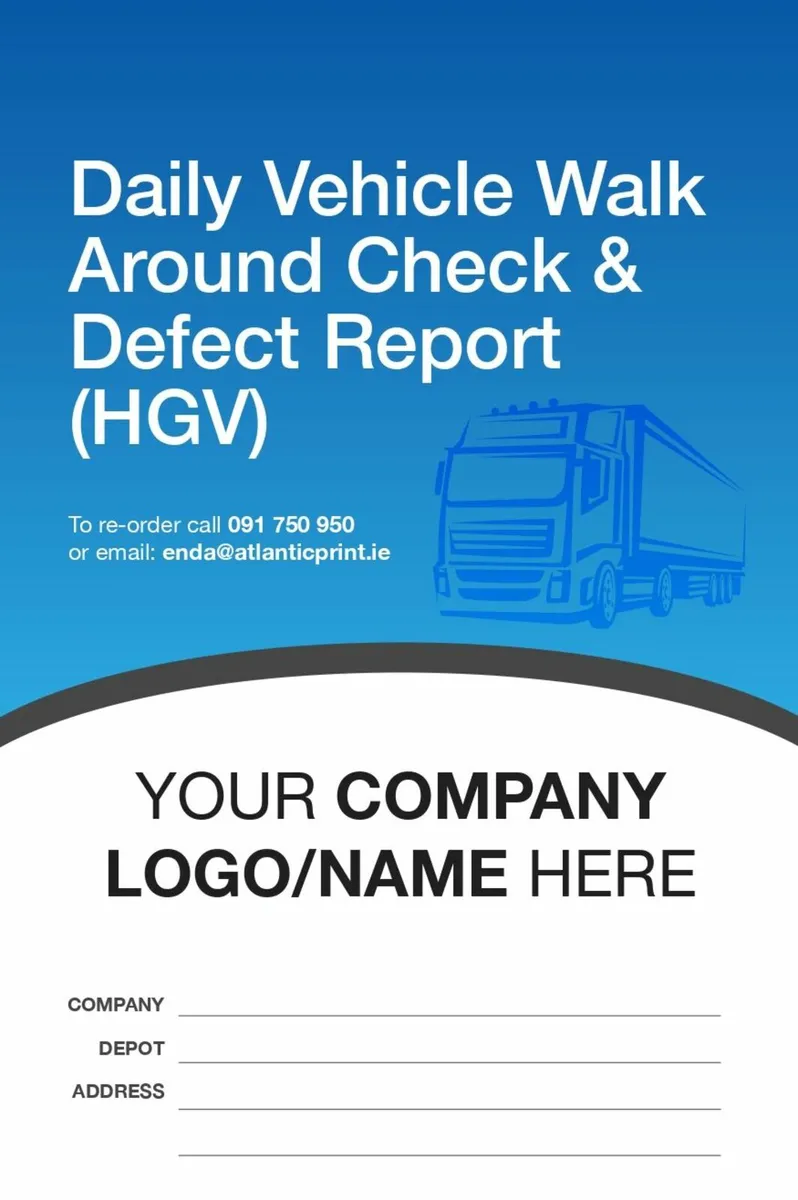 WALK AROUND CHECKLIST BOOKS - Image 1