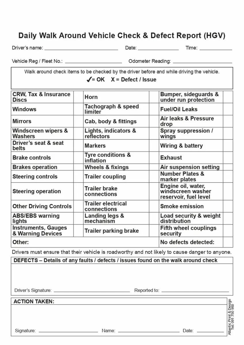 WALK AROUND CHECKLIST BOOKS - Image 2