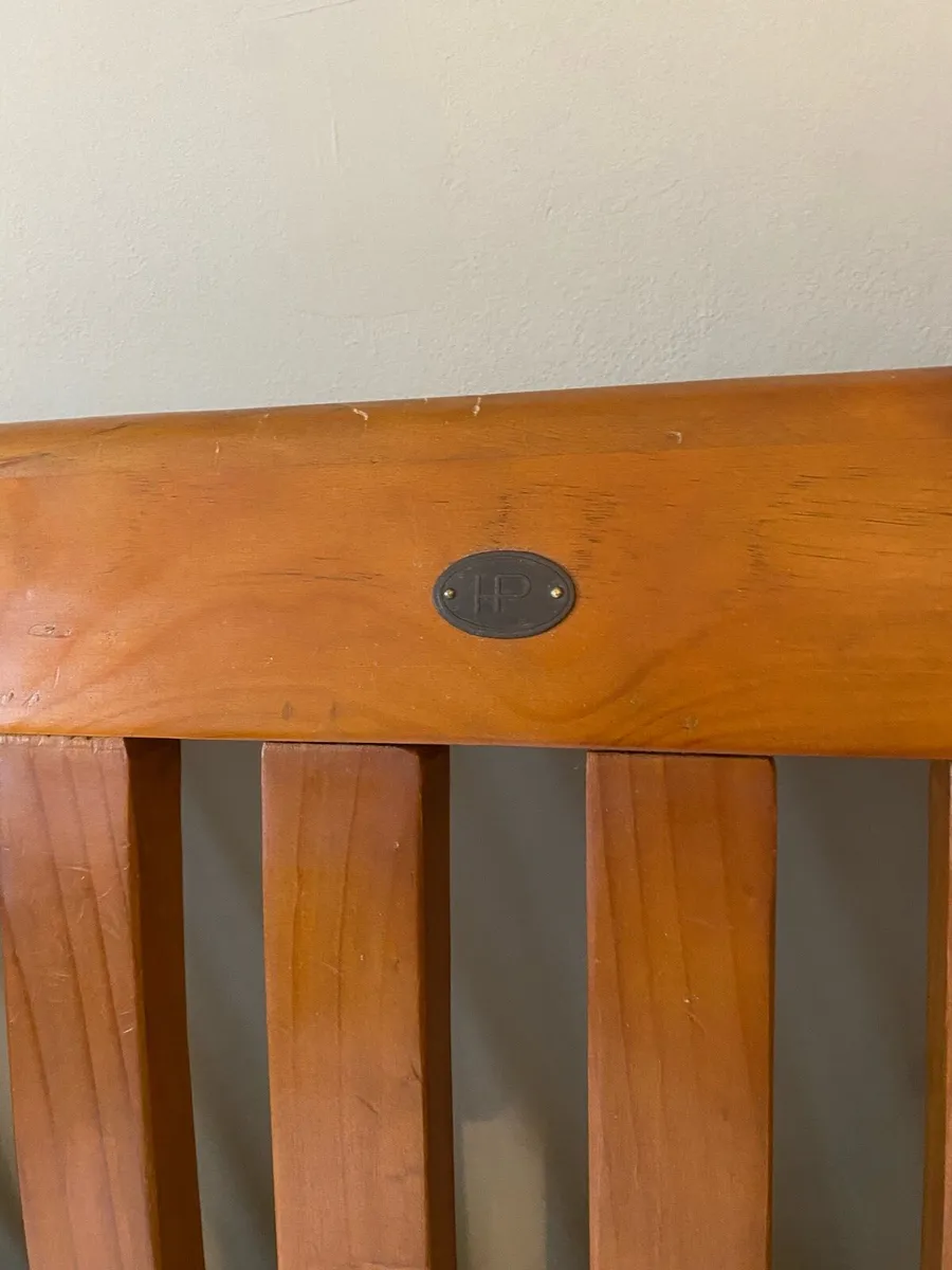 King size wooden sleigh bed frame - Image 3