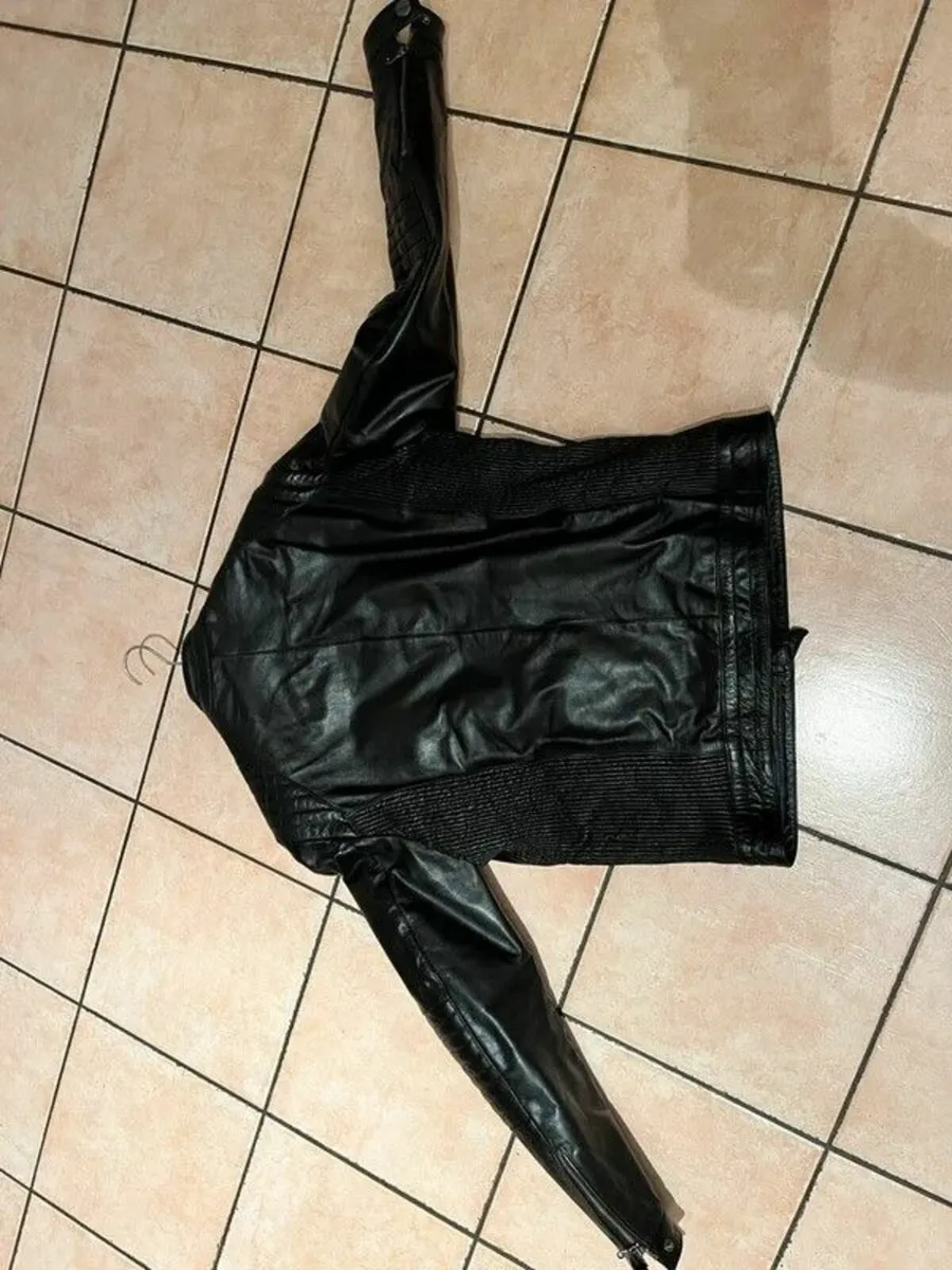 Redskins Leather Biker Jacket - Image 3