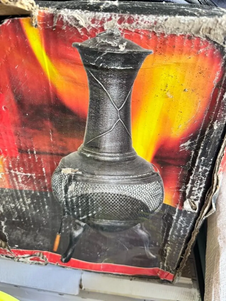 Cast Iron Garden Chiminea - outdoor heater - Image 3