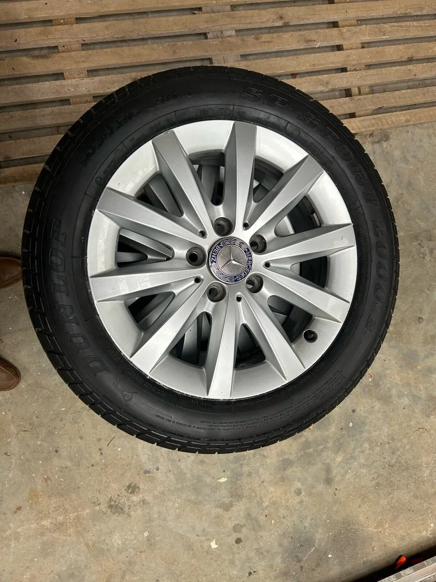 Original Mercedes 16” Alloys & Tyres - Image 1