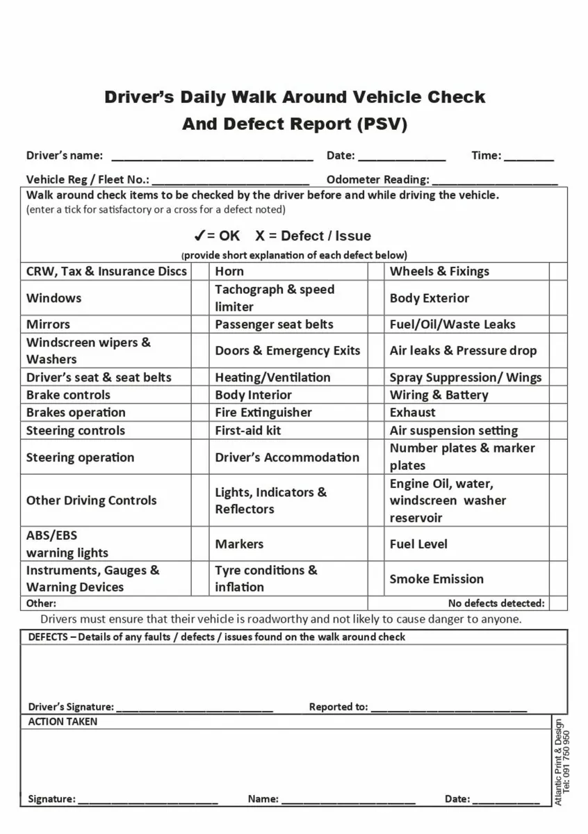 WALK AROUND CHECKLIST BOOKS - Image 4
