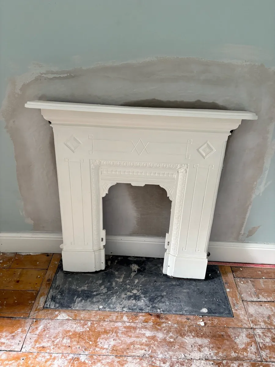 Old Cast iron fire place